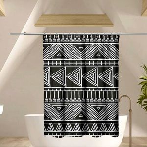 African Print Shower Curtain
